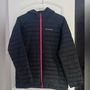 Columbia kids Omni-heat black puffer jacket